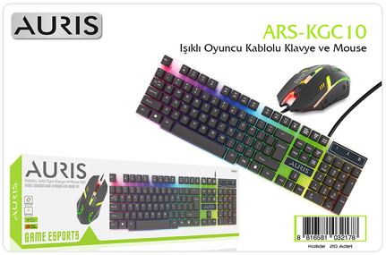 Auris KGC10 Oyuncu Set Klavye